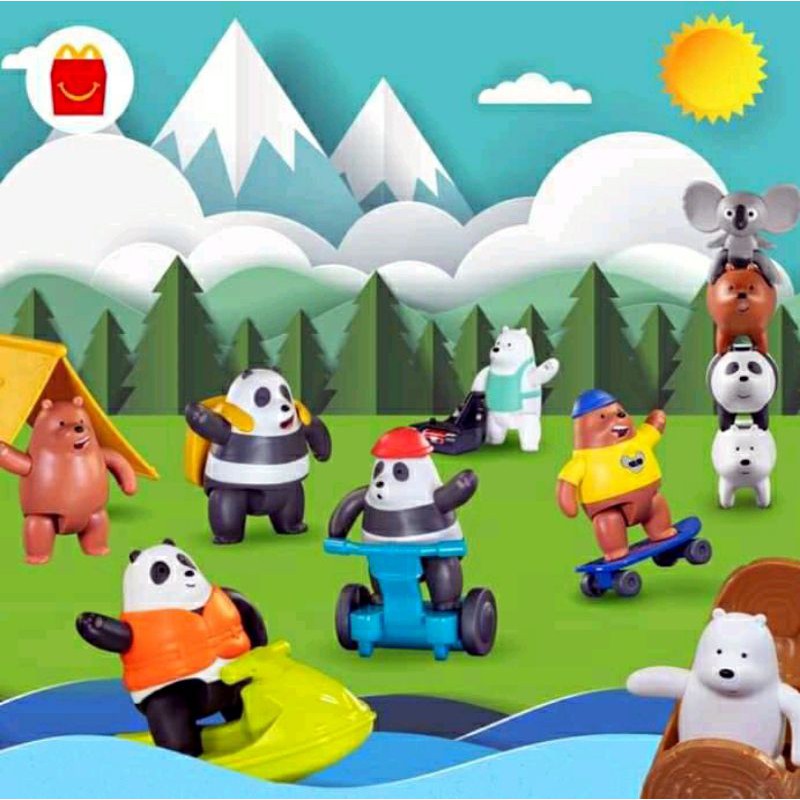 mcd we bare bear happy meal