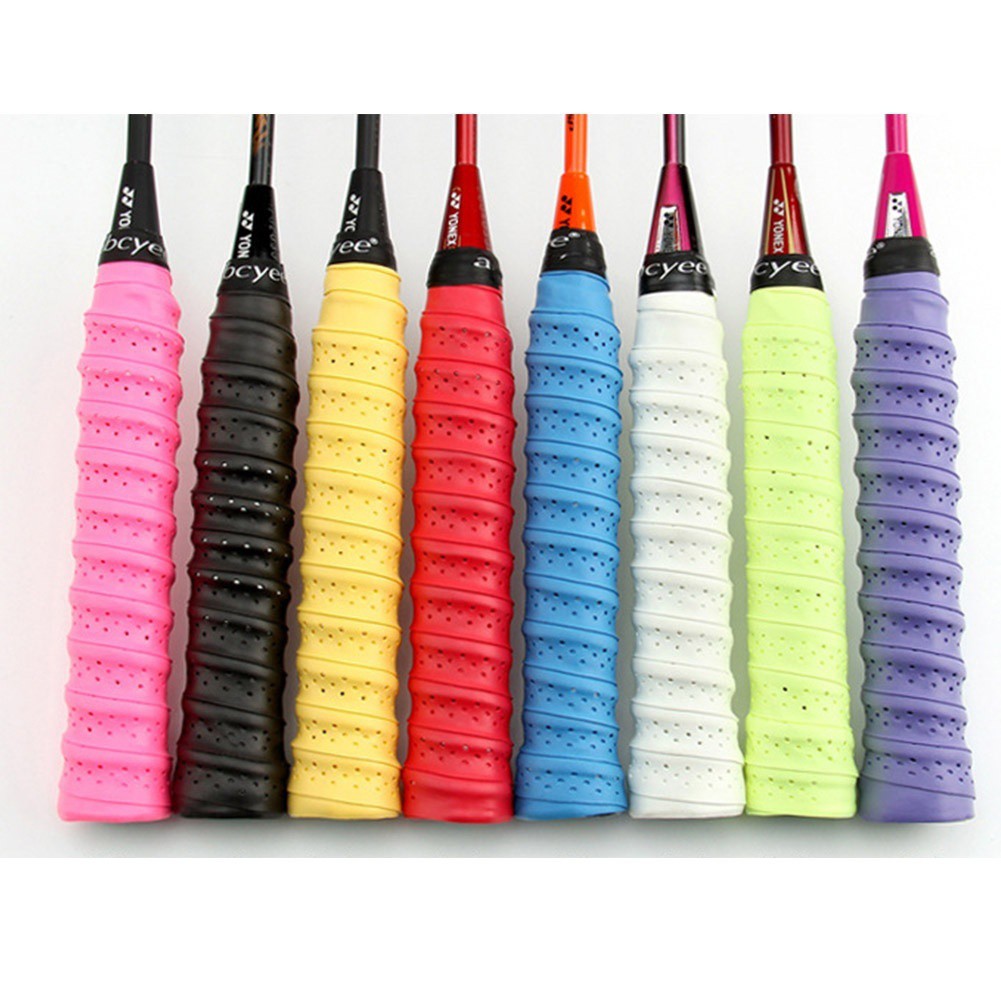 Badminton Racket Handle Skin Sweat Absorbing Grip Tape Shopee Malaysia