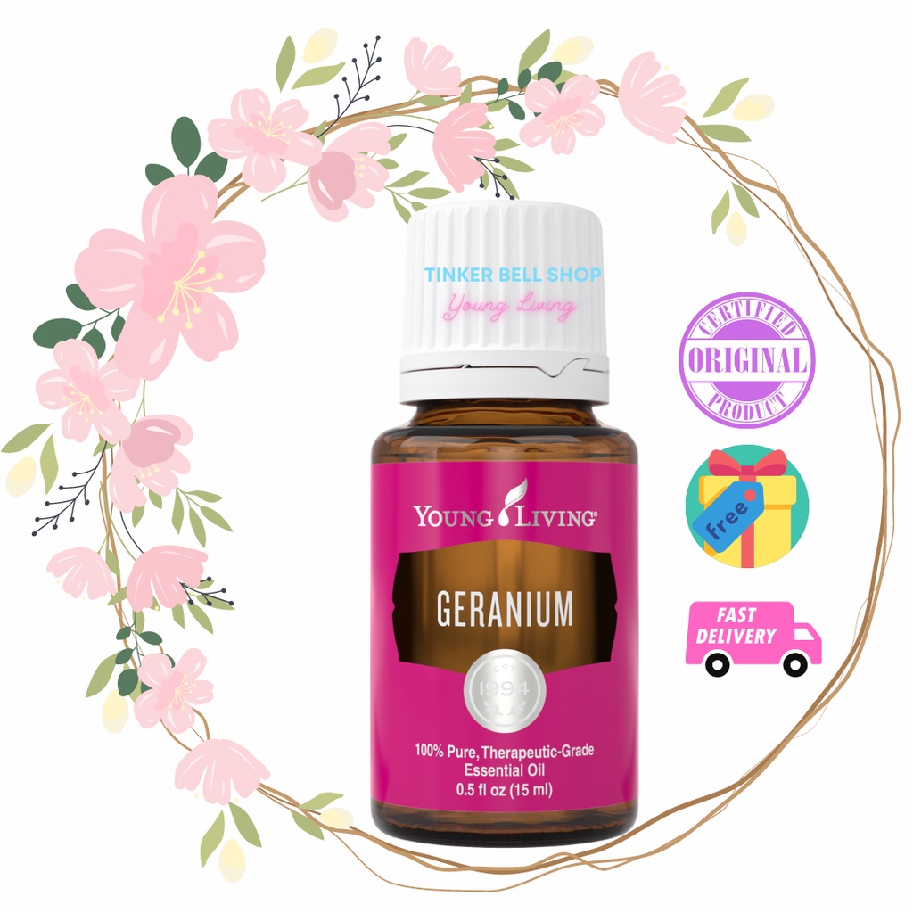 GERANIUM YOUNG LIVING ESSENTIAL OIL 100% ORIGINAL | Shopee Malaysia