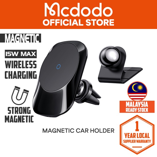 Mcdodo 15W Wireless Charger Car Mount CH707 Shopee Malaysia