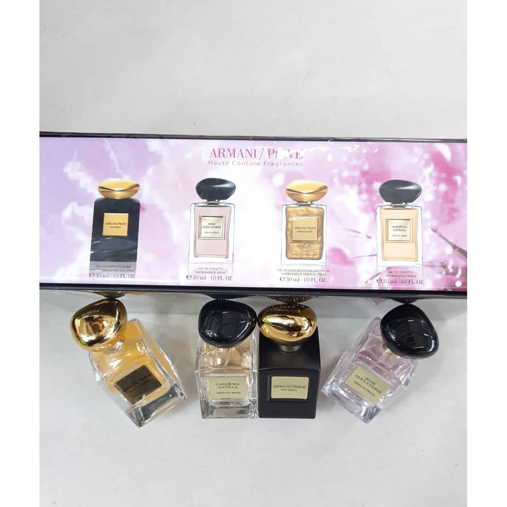 armani miniature perfume set