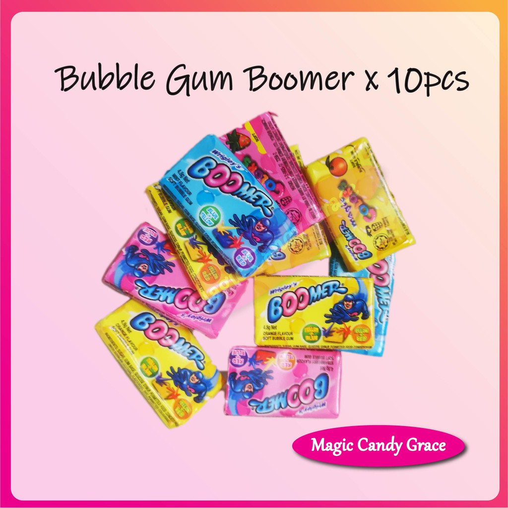 Bubble Gum Wrigley Boomer Bubble Gum 10pcs Wrigley Gula Getah 10 Biji Wrigleyå£é¦™ç³– 10ç²' Shopee Malaysia