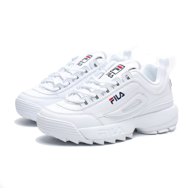 fila dad shoes white