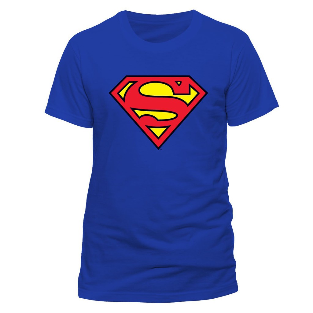 dark blue superman t shirt