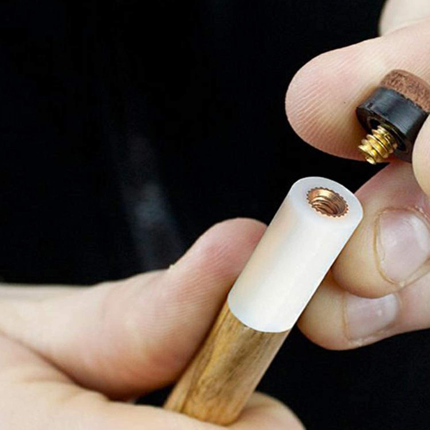 30 Pcs Billiard Pool Cue Stick Screwon Tips 12mm Replacement Billiard