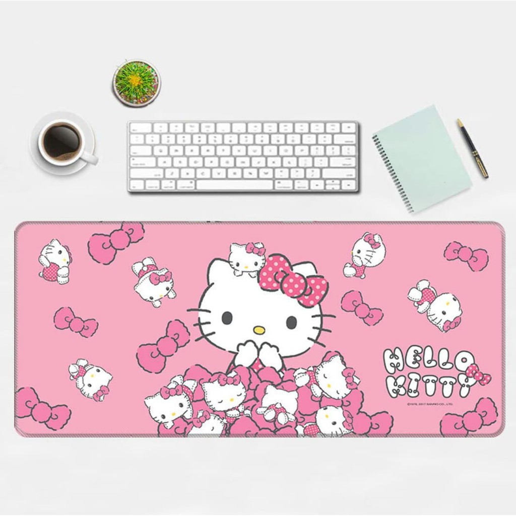 Cute Cartoon Hello Kitty Doraemon Mousepad Large Mouse Pad Multi Functional Desktop Table