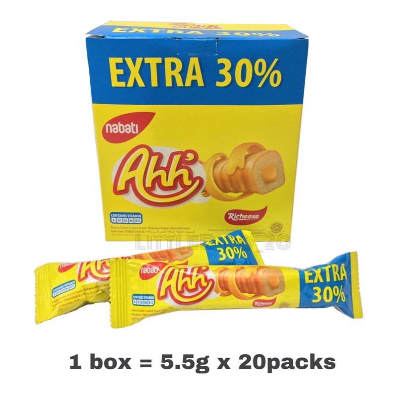 Nabati RICHEESE AHH Triple Cheese Extra 30% (1 box) | Shopee Malaysia