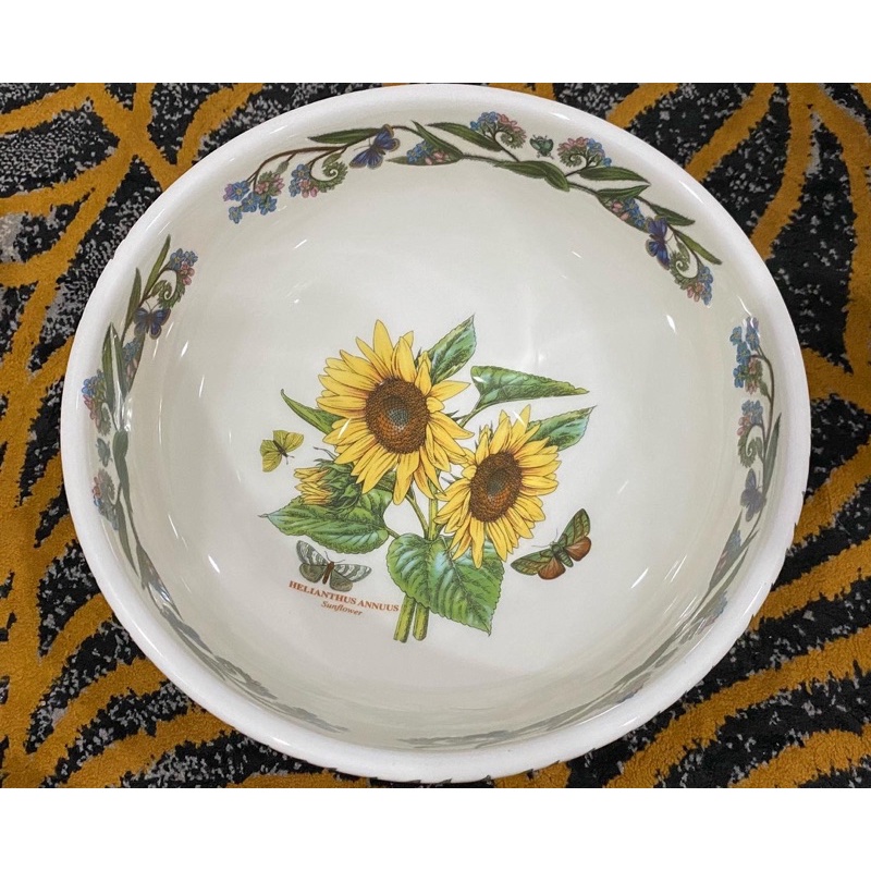 Portmeirion Botanic Garden 10 inch Salad Bowlsunflower Shopee Malaysia