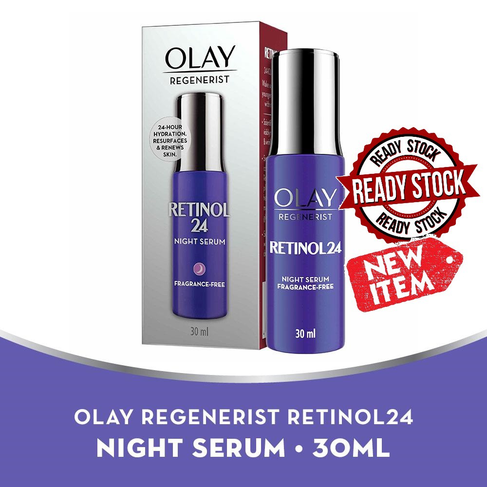 Olay Regenerist Retinol 24 Night Serum 30ml Exp 2024 | Shopee Malaysia