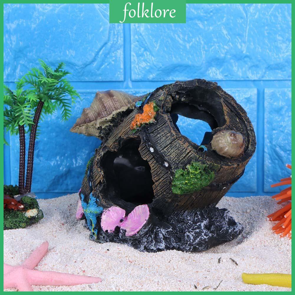 Artificial Fish Cave Tank Ornament Aquarium Fish Tank Ornament Shopee