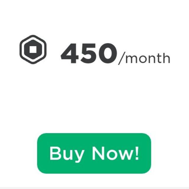 450 Robux A Month