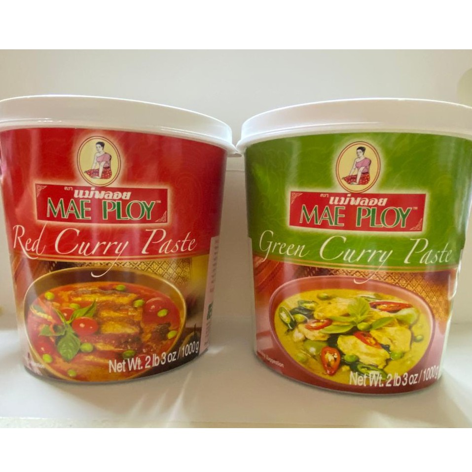 Mae Ploy Red Curry Paste Green Curry Paste 1kg Shopee Malaysia