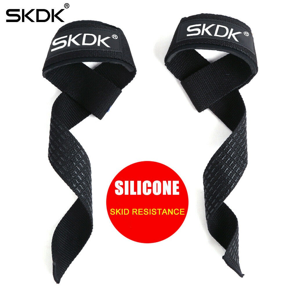 SKDK Fitness Weight Lifting Straps Gym Training Gloves Wrist Wrap