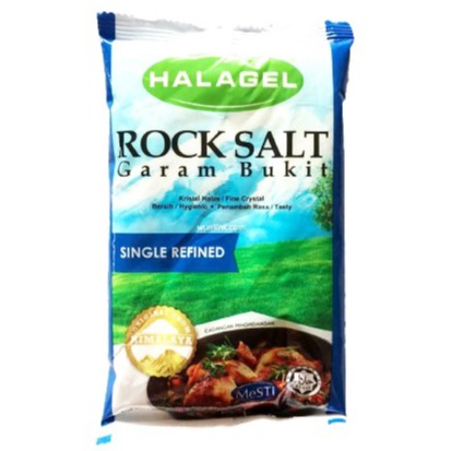HALAGEL Garam Bukit Himalaya/Himalaya Iodised Rock Salt [400GM] (Natual/Premium)