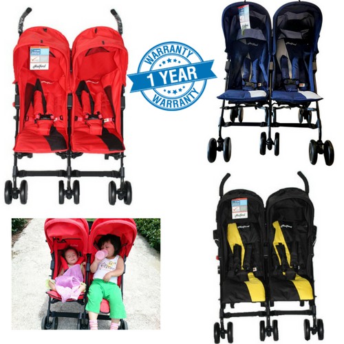 halford stroller twin