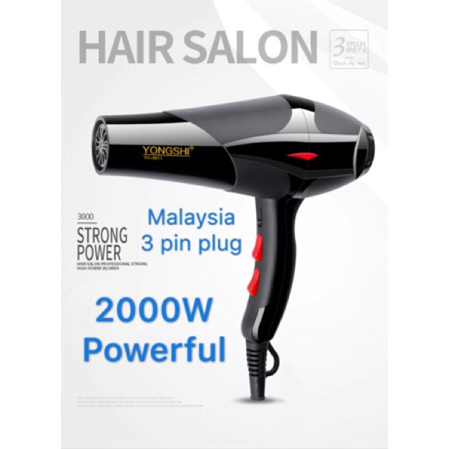 Proscenic Ionic Hot&Cold Wind Low Noise 2000W Powerful Fashion Hair Dryer