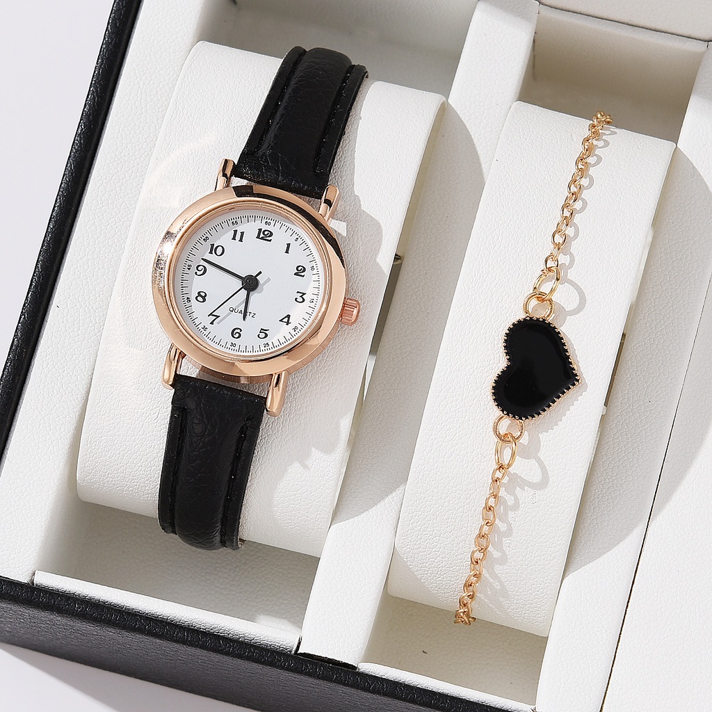 【Ready Stock】Jam Tangan Perempuan Small dial ladies watch simple watch ins retro ladies watch