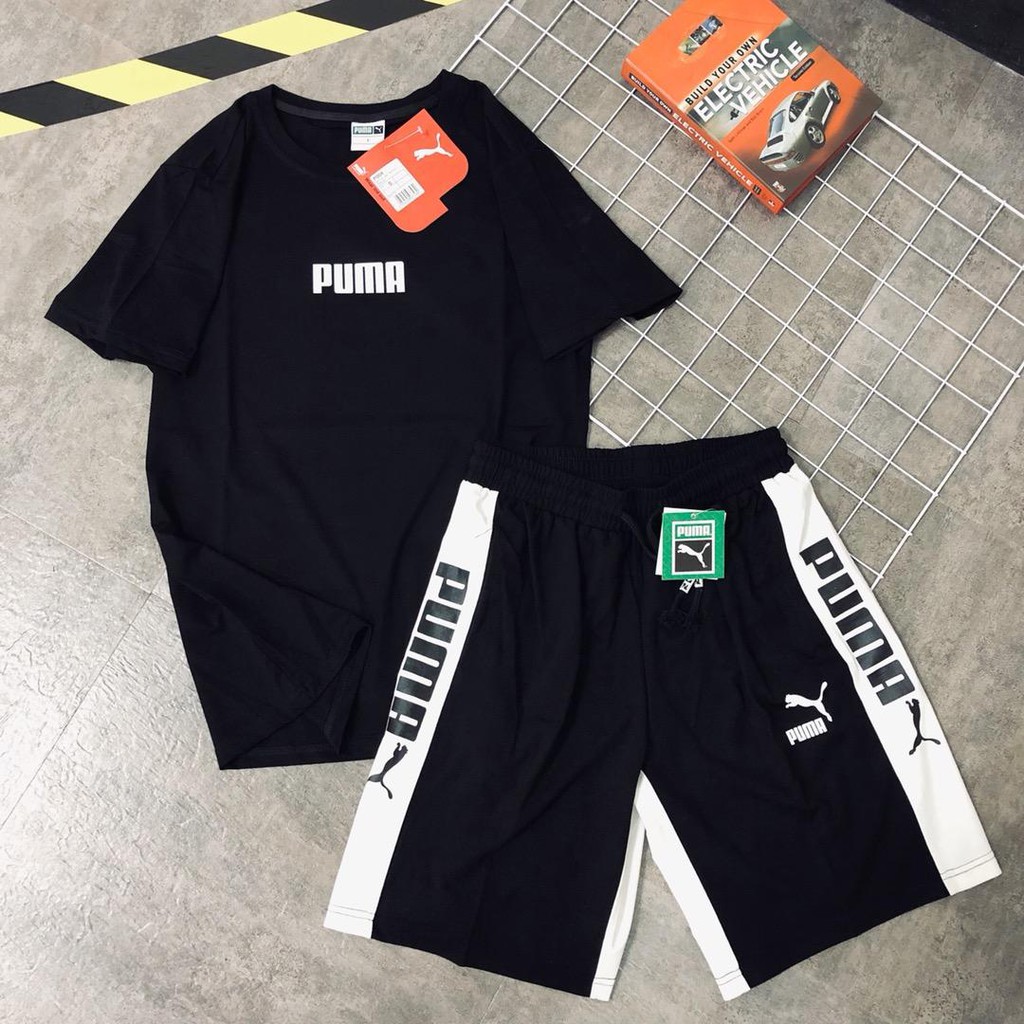 puma shorts and shirt set