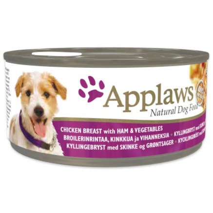 Applaws Dog Tin Chicken Breast With Ham & Vegetable (156g) 