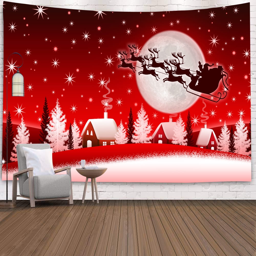 Original * HD > Christmas Decoration Tapestry Christmas Party Photo Background  Cloth Holiday Party Decoration Nordic ins Decoration Background Cloth  Influencer Live Props Office Living Room Decoration Background Wall Cloth  Customized” style=”width:100%”><figcaption style=