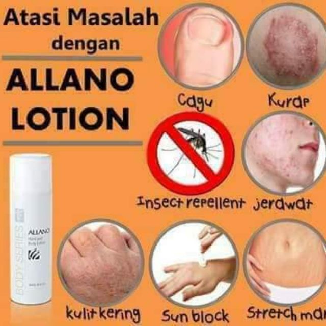 Allano Hand Body Lotion 250g Amway