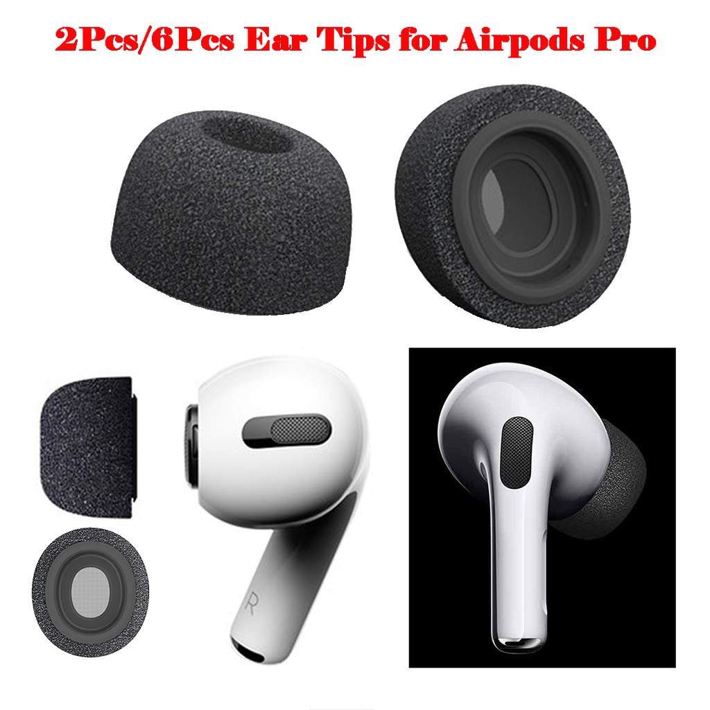 memory foam ear tips earbuds for apple airpods pro