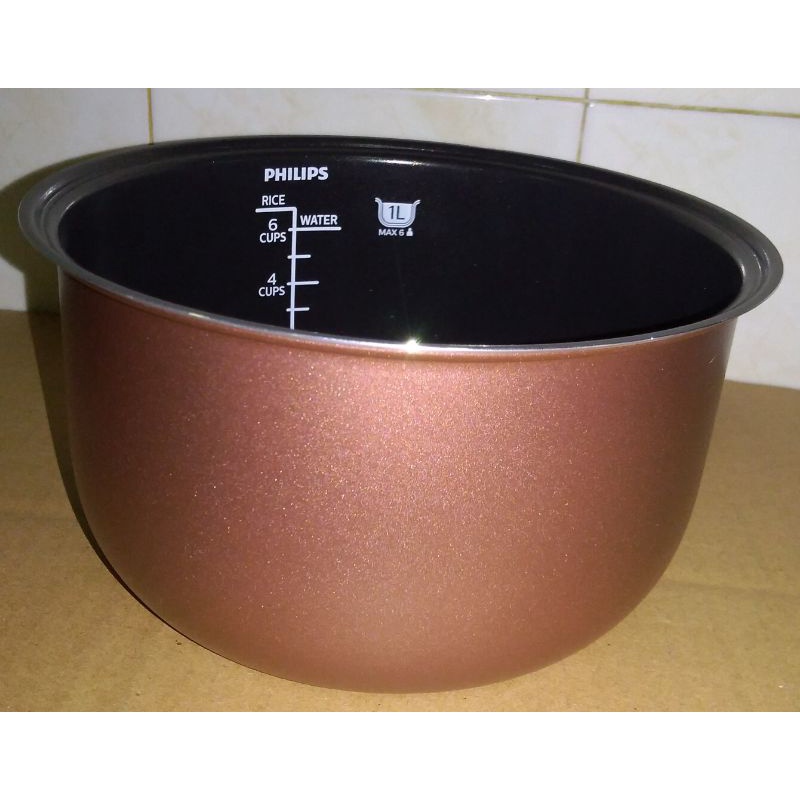 Philips Inner pot Rice cooker 1 Liter HD3116, HD3126, HD3030 ORIGINAL Ceramic Pro Coating