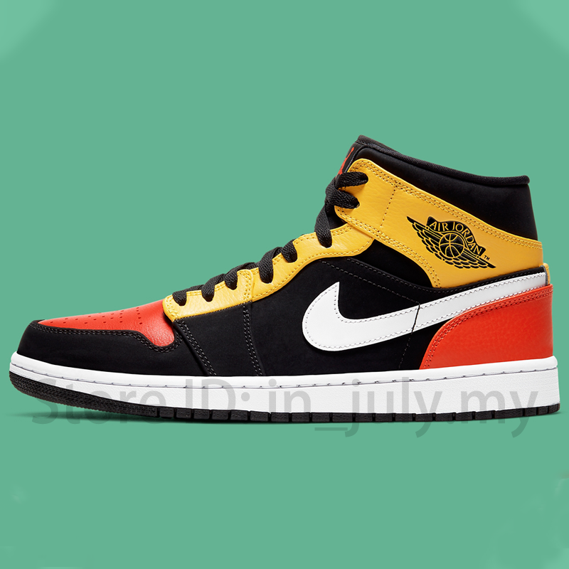 jordan aj 1 mid orange
