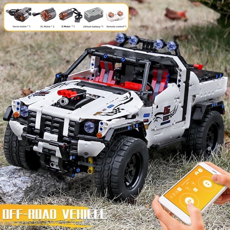Mould King 18005 Silver Flagship Off-road