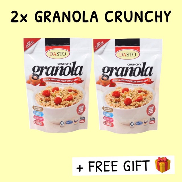 Free Gift Granola Dasto Twin Pack Free Gift Shopee Malaysia