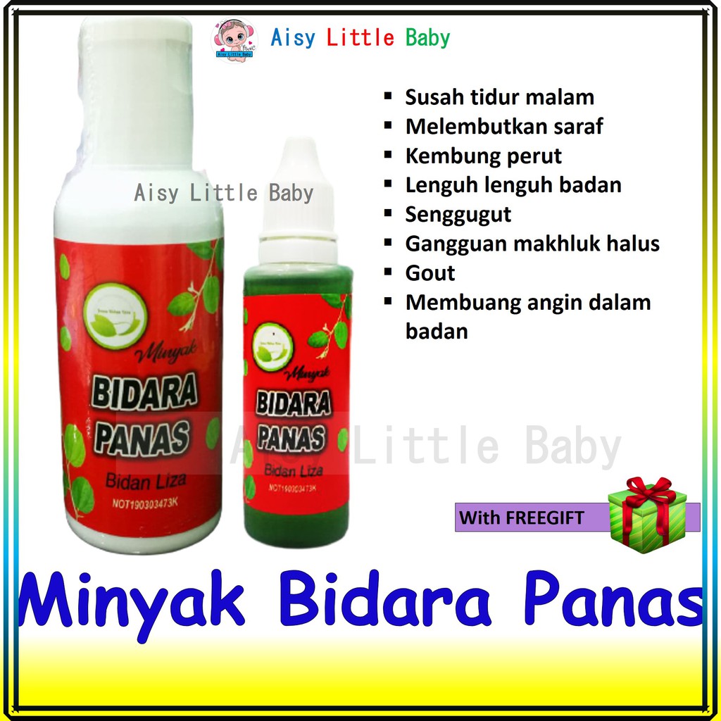 Minyak Bidara Panas + 🎁 / elak gangguan / minyak urut / minyak pantang
