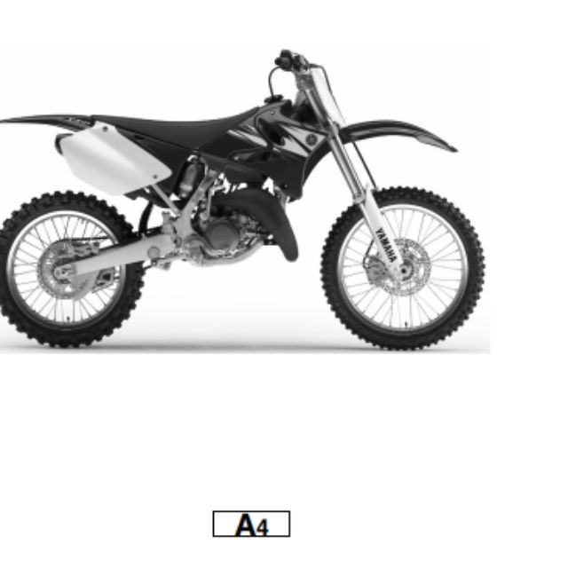 Motocross Yamaha Yz125 Parts Catalogue Book Shopee Malaysia