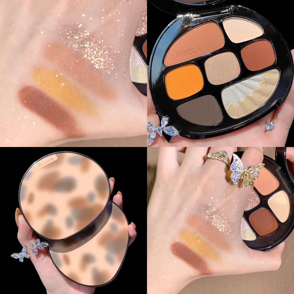 Amber eyeshadow palette/shell eightcolor eyeshadow/pearl matte