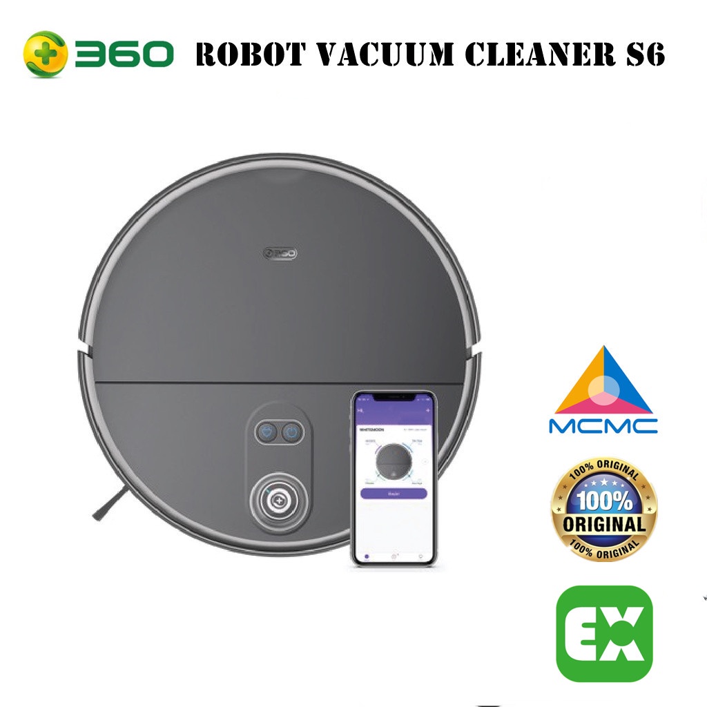 360 S10 Robot Vacuum Cleaner 2 in 1 Sweep and Mop, Auto Recharge, Voice Control