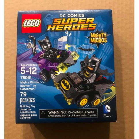 Lego DC Comics Super Heroes Mighty Micros Batman vs Catwoman 76061 | Shopee  Malaysia