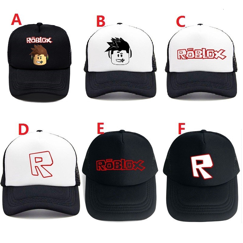 2020 New 6 Styles Roblox Kids Hats Adjustable Cartoon Summer Games Printed Baseball Caps Fashion Boy Kids Hats By Best4u Shopee Malaysia - kids cotton roblox cap hat with pixel design roblox