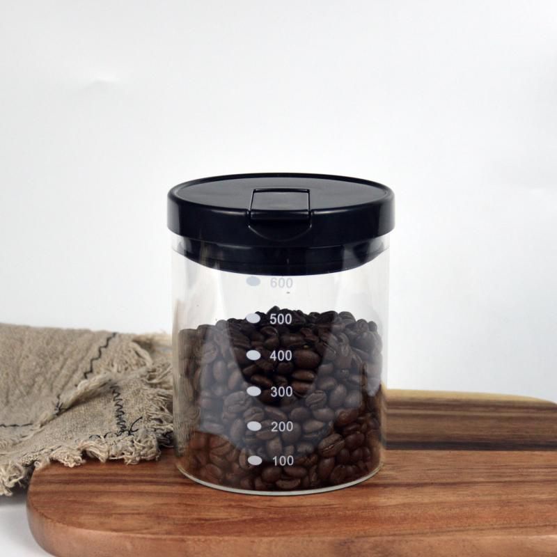 Air Tight Sourdough Starter Glass Jar With Readings Glass Container Coffee Bean Jar 刻度天然酵母容器 Shopee Malaysia