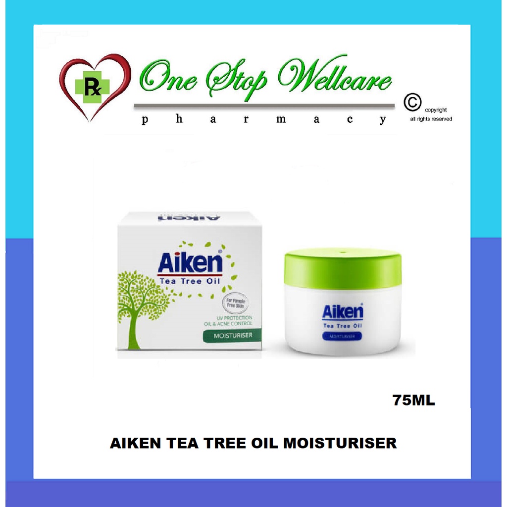 AIKEN TEA TREE OIL MOISTURISER 75ML (EXP07/2024) Shopee Malaysia