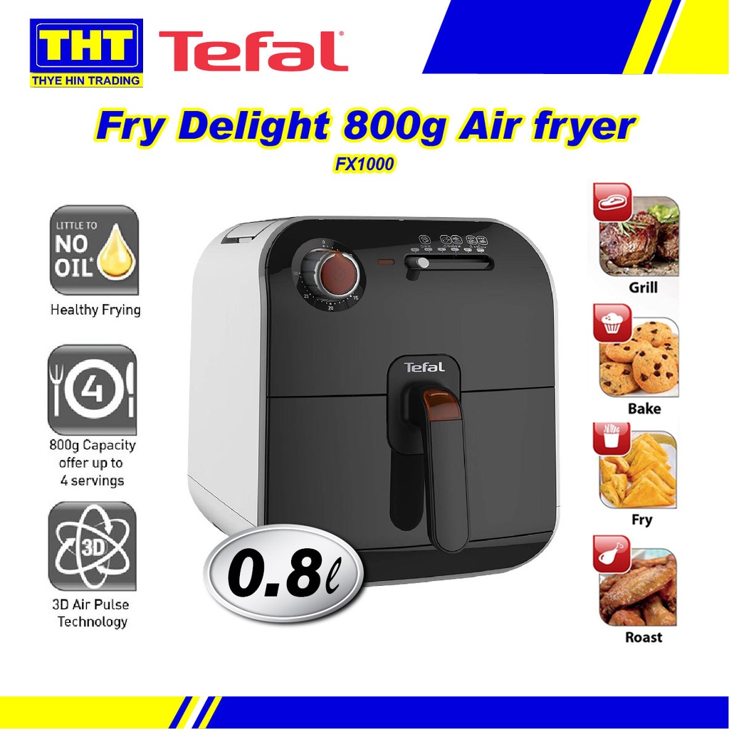 Tefal 0.8L Fry Delight 800g Air fryer , Fry, Grill, Roast and Bake