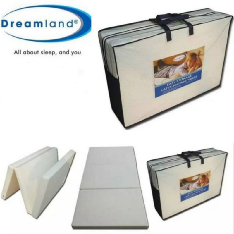 DREAMLAND Easy Storage Premium Latex Feel Single Foldable Mattress Katil Lipat Single Mattress