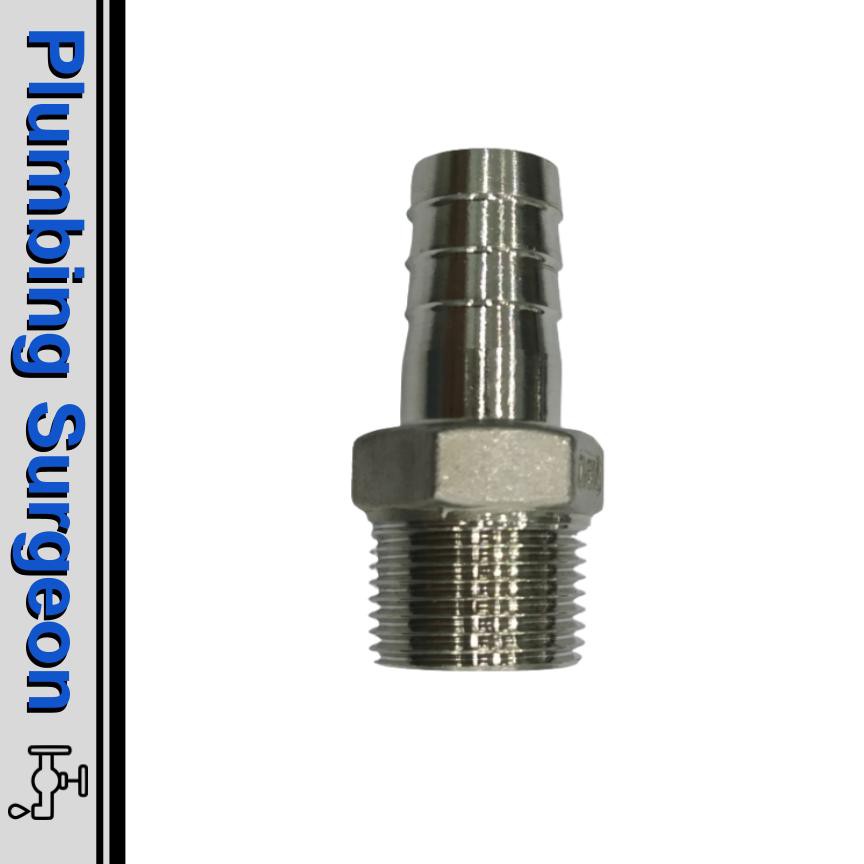 Plumbing Bathroom Fixtures 1" Hose Nipple Washing Machine Pipe