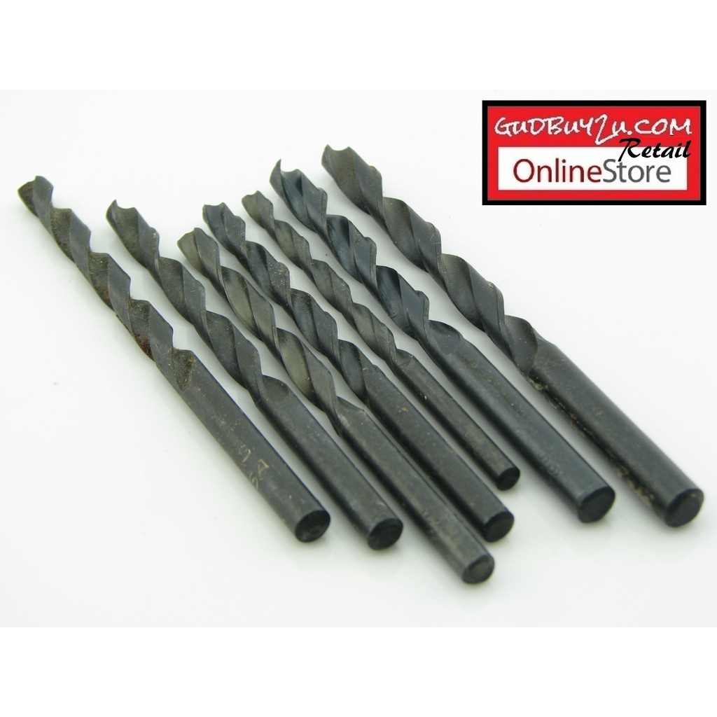 Black Drill Bit For Stainless Steel Mata Gerudi 11 64 11 32 Shopee Malaysia