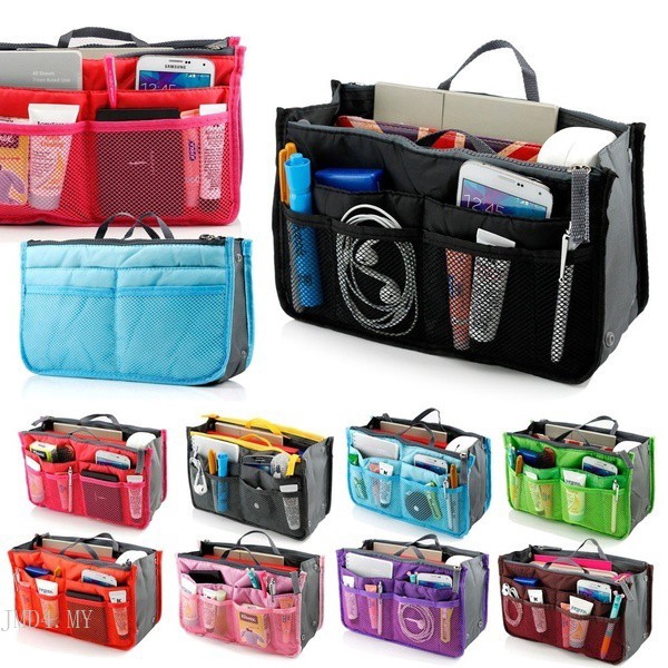 Multifunction Storage Bag Travel Makeup Bag Organizer Handbag Nylon