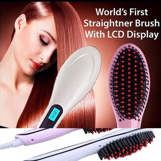Wholesales (MALAYSIA)LCD MAGIC Hair Comb Straightener(READY STOCK)