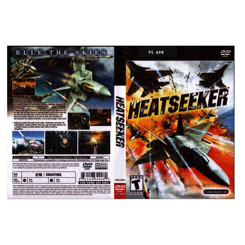 PS2 GAME COLLECTION HEATSEEKER Shopee Malaysia