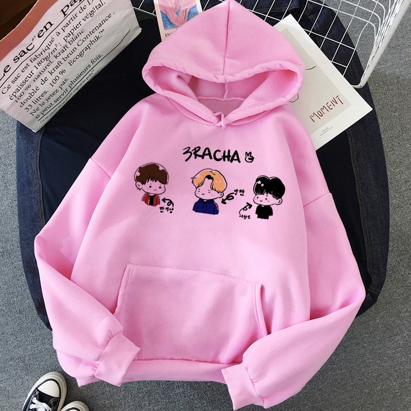 pink anime hoodie