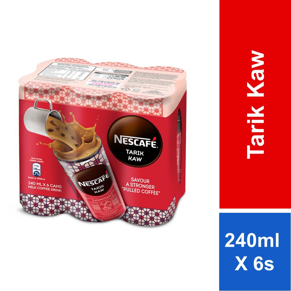 Nescafe Tarik Kaw 240ml X 6s Shopee Malaysia