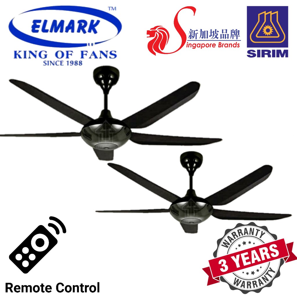 Elmark 56 5 Blades Ceiling Fan With Remote Control Super123