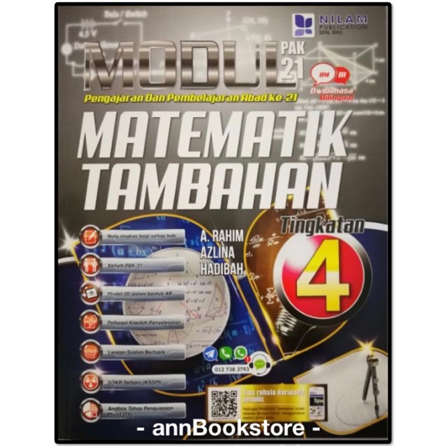 Modul Pak 21 2020 Matematik Tambahan Tingkatan 4 Shopee Malaysia