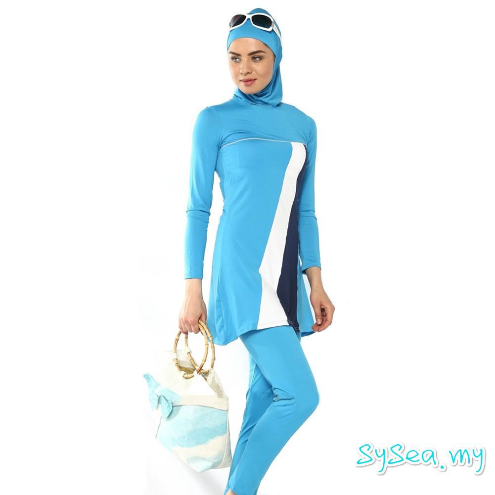 Plus Size Muslimah Swimming Suit Black Swim Wear Long Plus Size Muslimah Swimming Suit Black Swim Wear Long